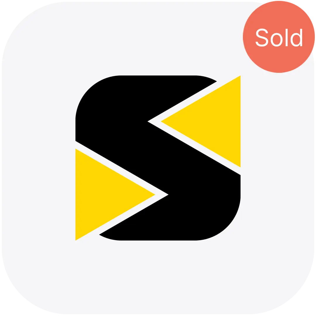 S Play Icon Logo For Sale