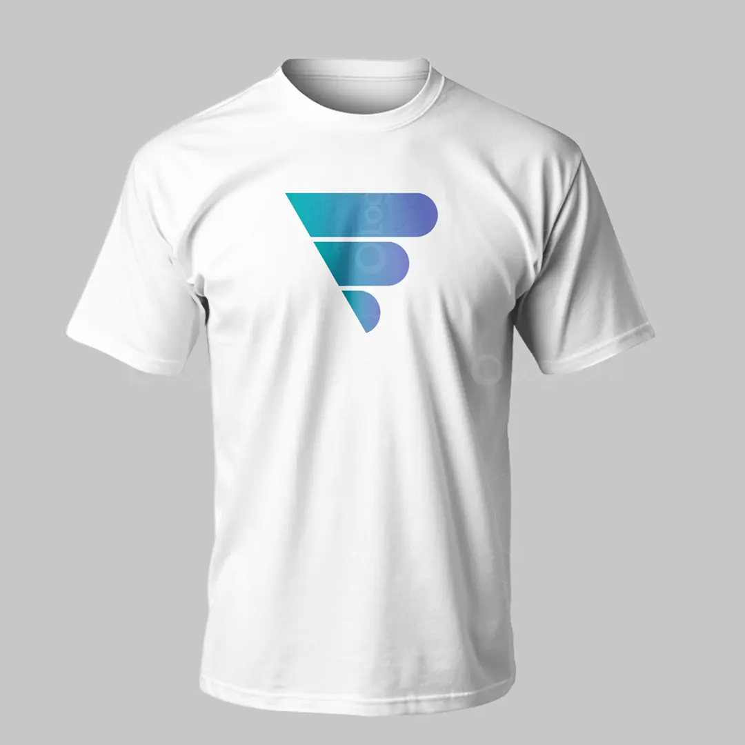 Abstract F Wing Logo for sale T-Shirt Mockup