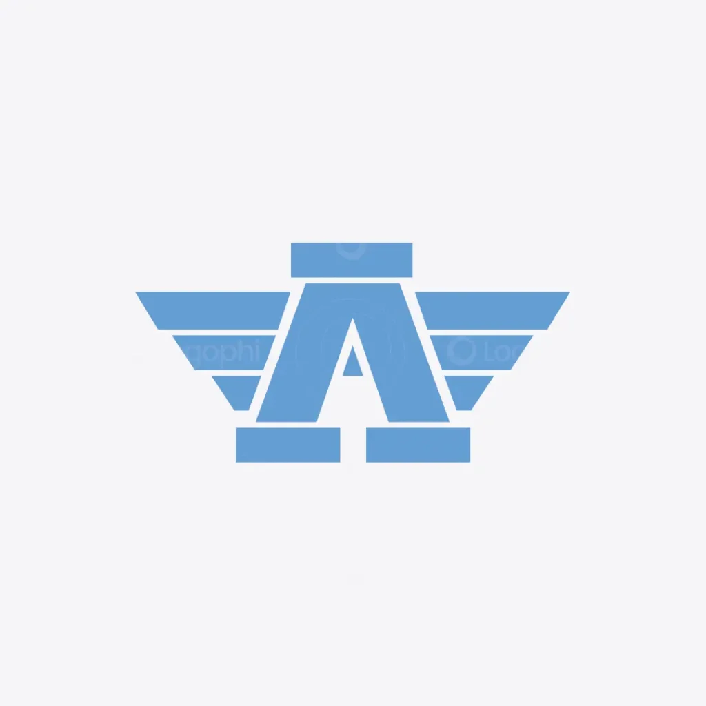 Ancient Wings A Monogram Logo for sale