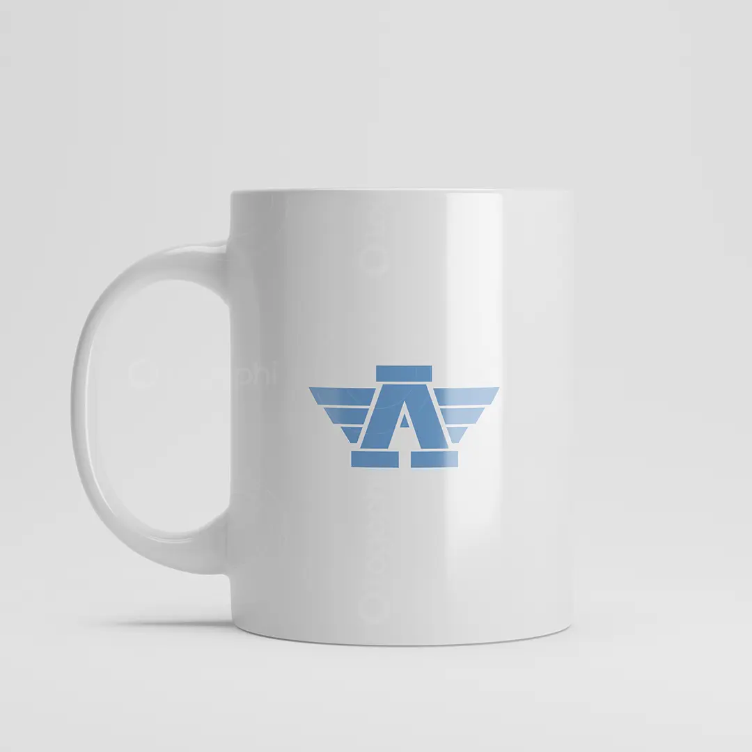 Ancient Wings A Monogram Logo for sale Mug Mockup