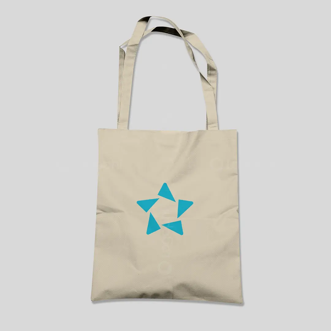 Aperture Star Logo for sale Bag Mockup