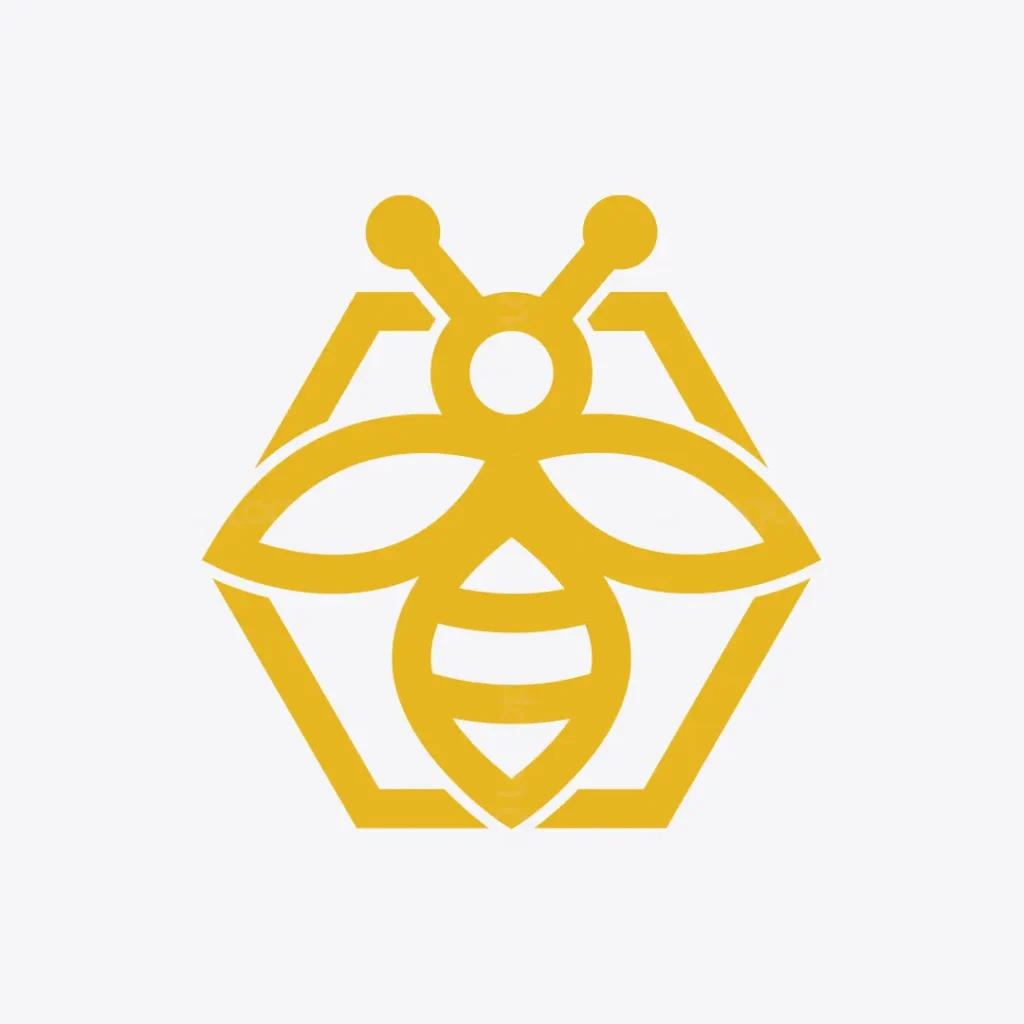 Bee Ninja Hexagon Logo for sale