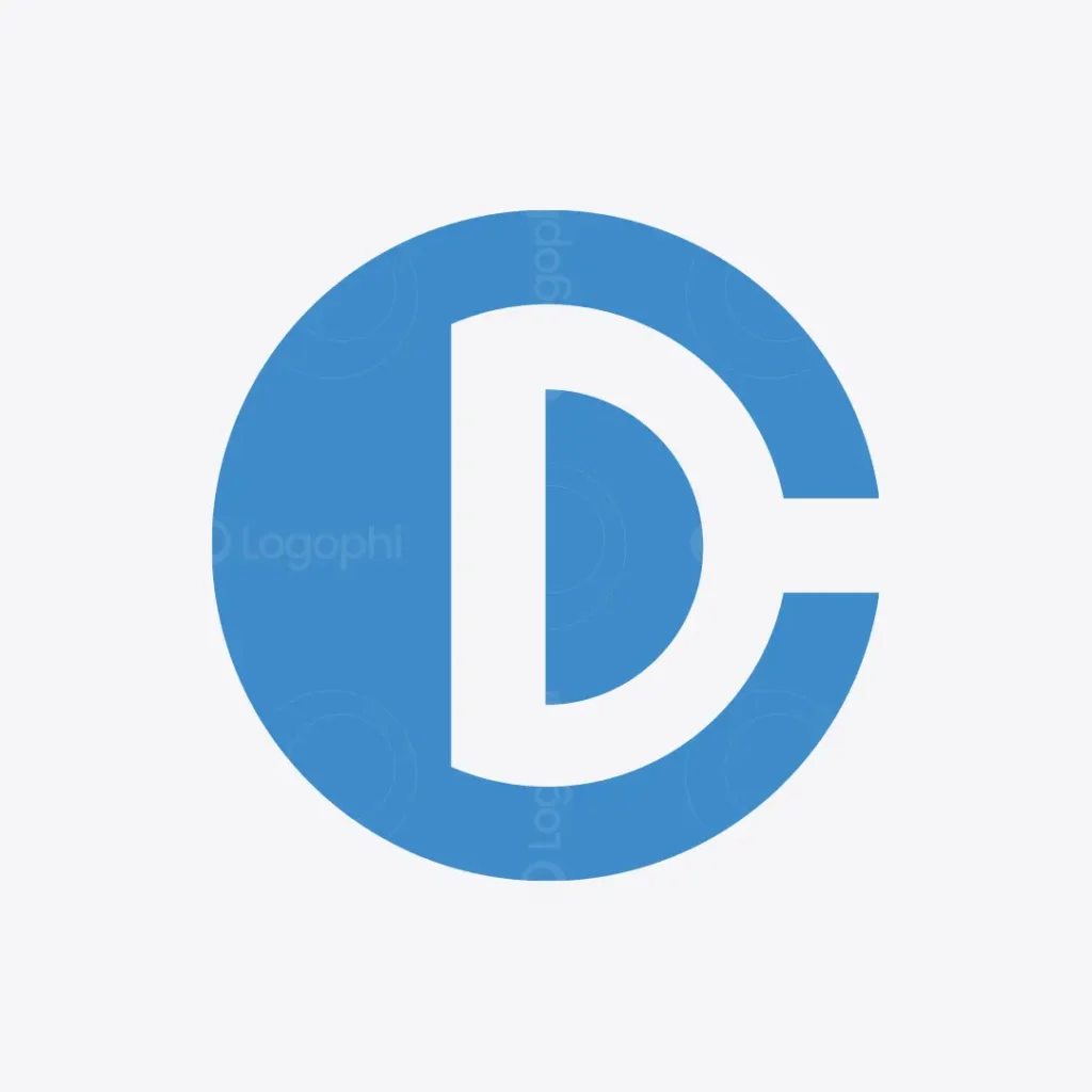 CD Monogram Logo in Circle for sale
