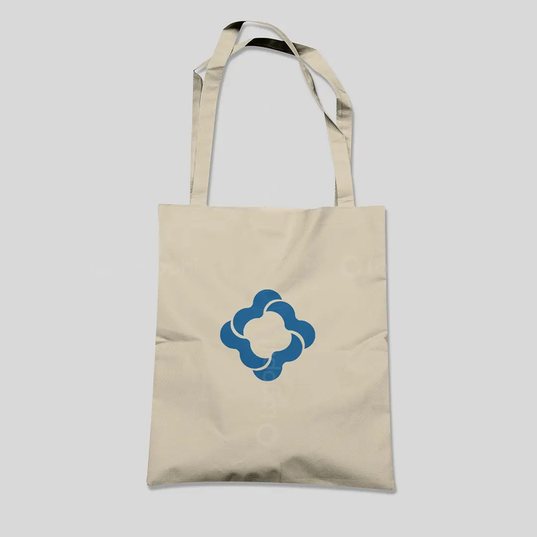 Cloud Link Abstract Logo for sale Bag Mockup