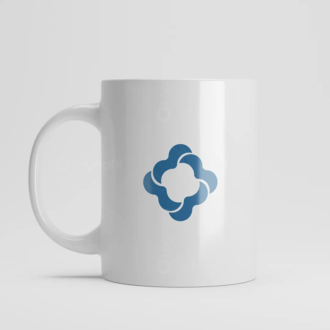Cloud Link Abstract Logo for sale Mug Mockup