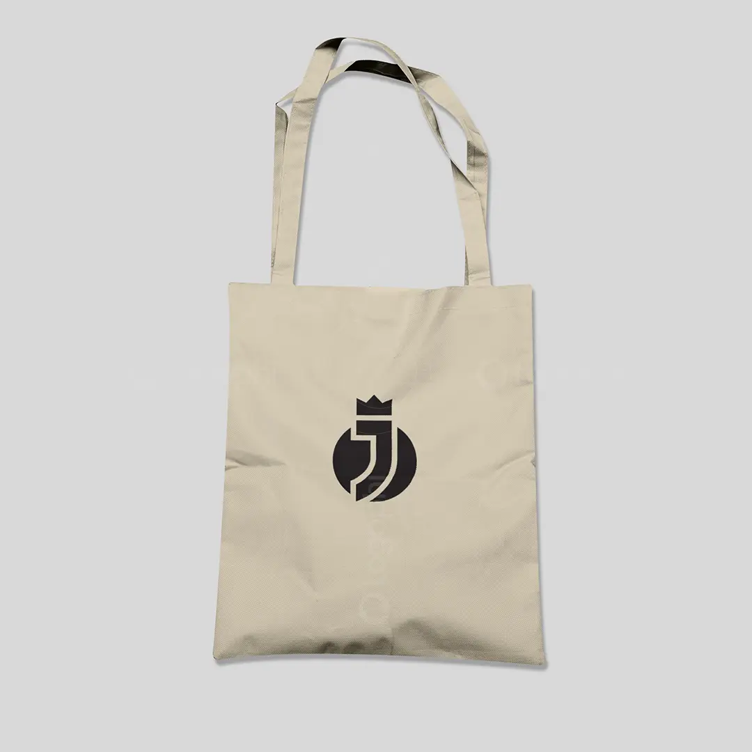 J Crown Circle Logo for sale Mockup Bag