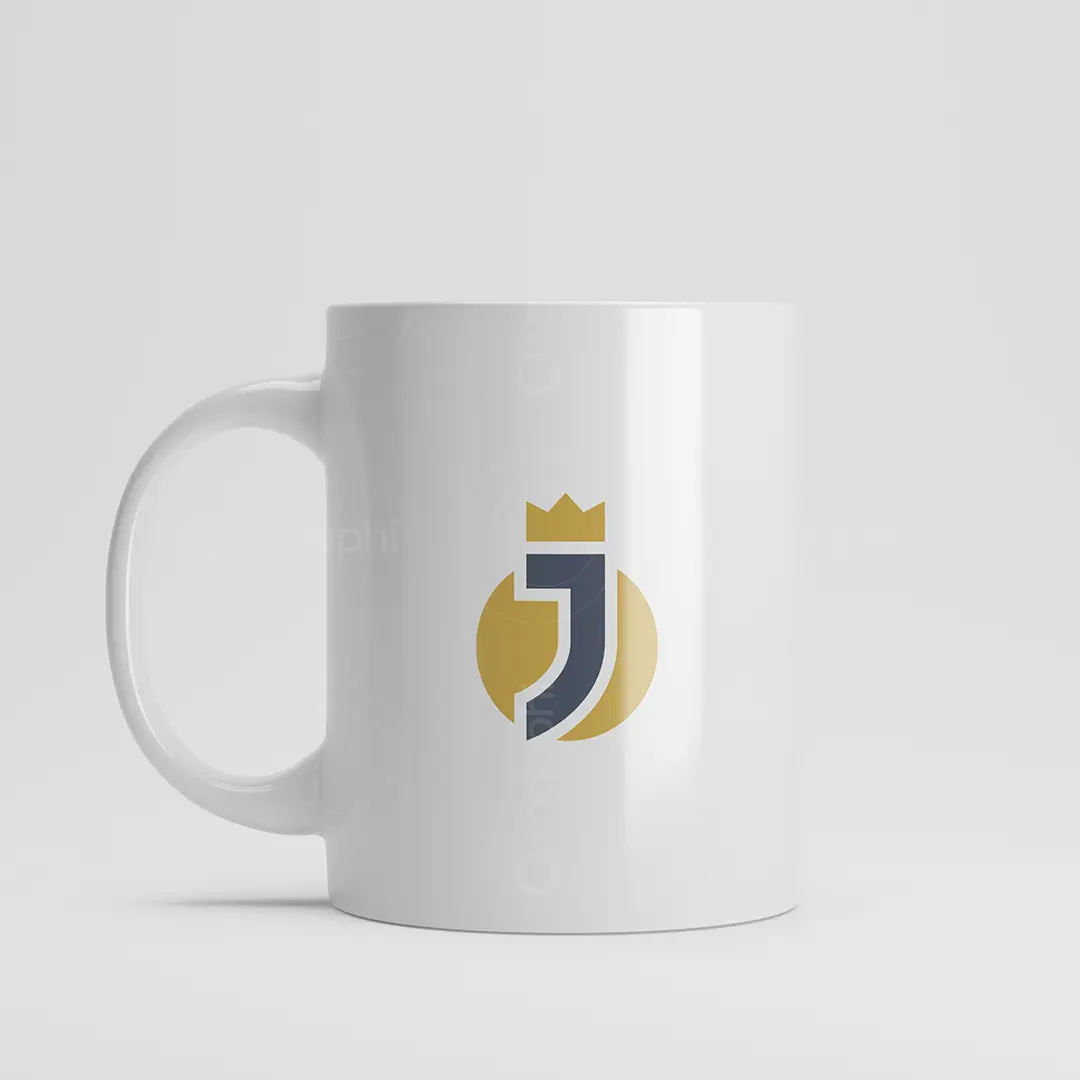 J Crown Circle Logo for sale Mocukup Mug