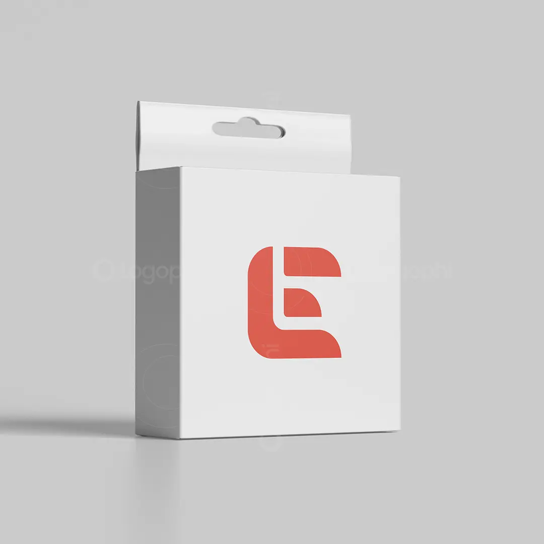 LE Monogram Block Logo for sale Box Mockup