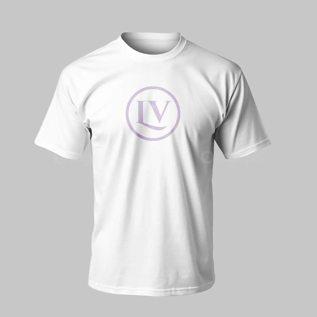 LV Beauty Monogram Logo for sale T-Shirt Mockup