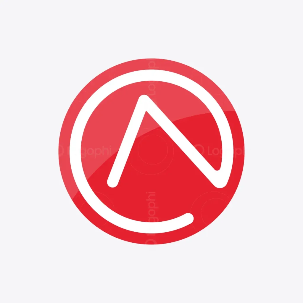 Letter A Circle Logo for sale