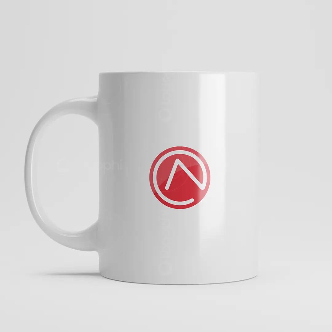 Letter A Circle Logo for sale Mug Mockup