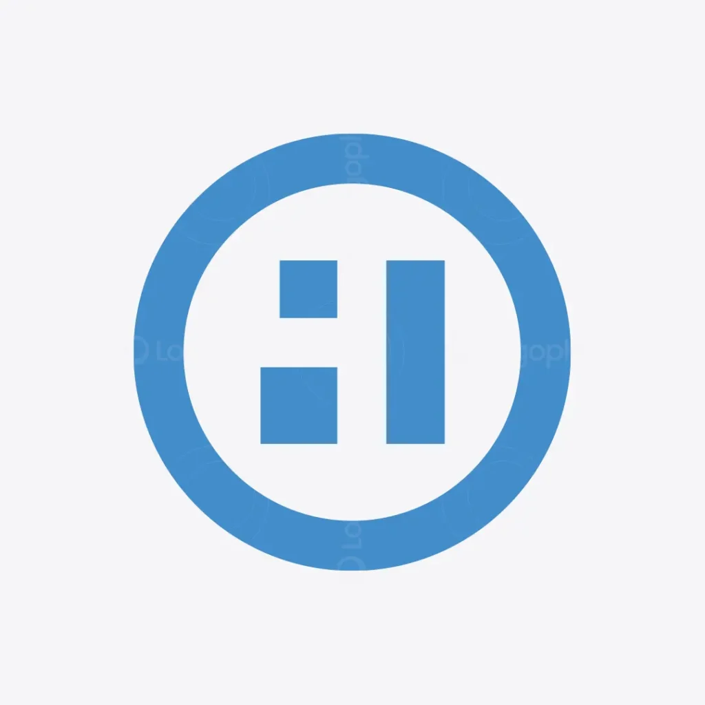 Letter A or H Monogram Logo for sale