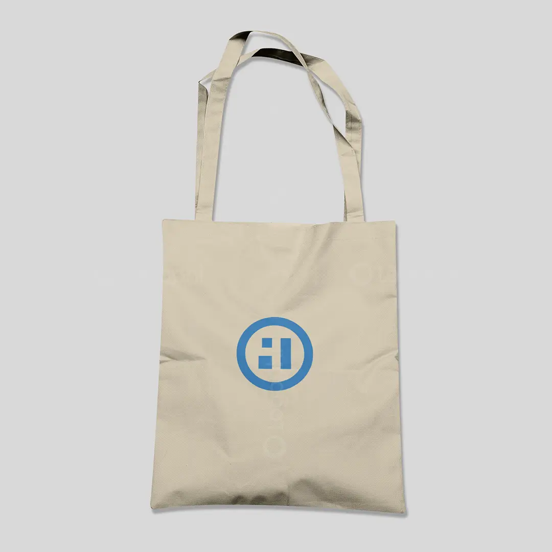 Letter A or H Monogram Logo for sale Bag Mockup
