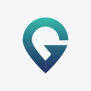 Letter G Map Pin Logo for sale