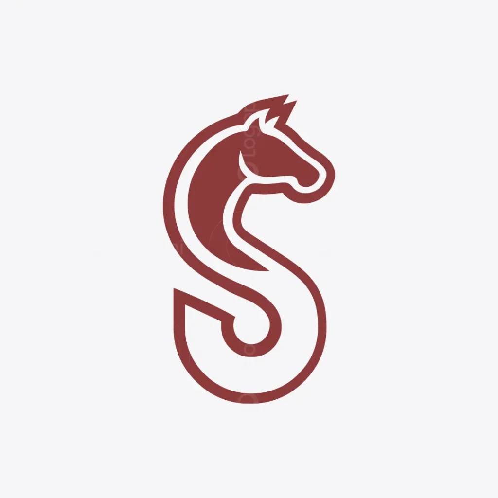 Letter S Horse Logo for sale