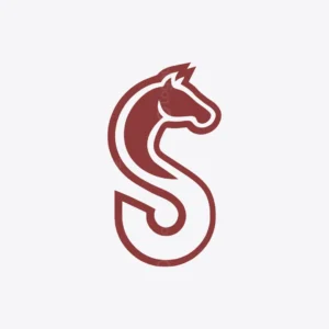 Letter S Horse Logo for sale