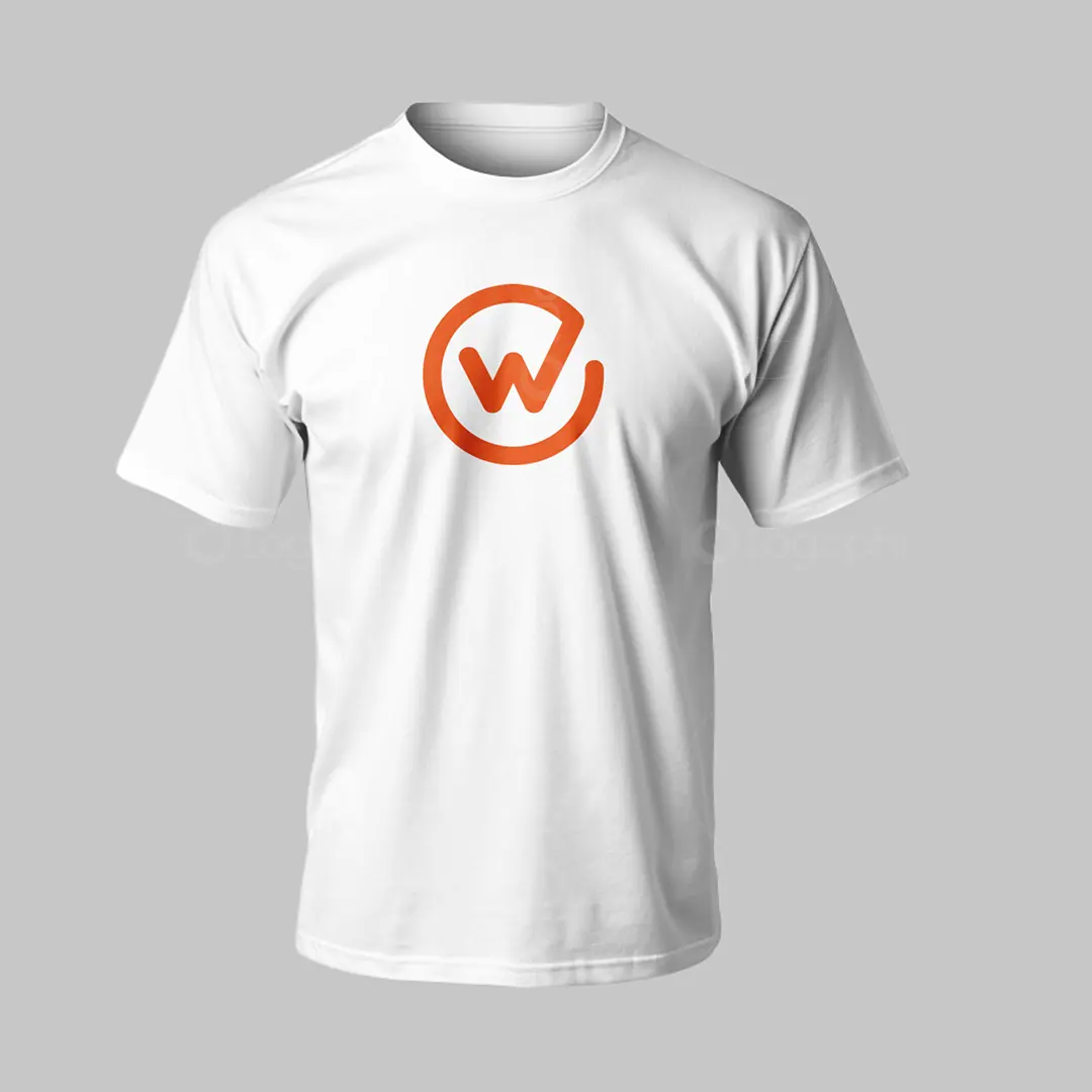 Modern Letter W Logo for sale T-Shirt Mockup