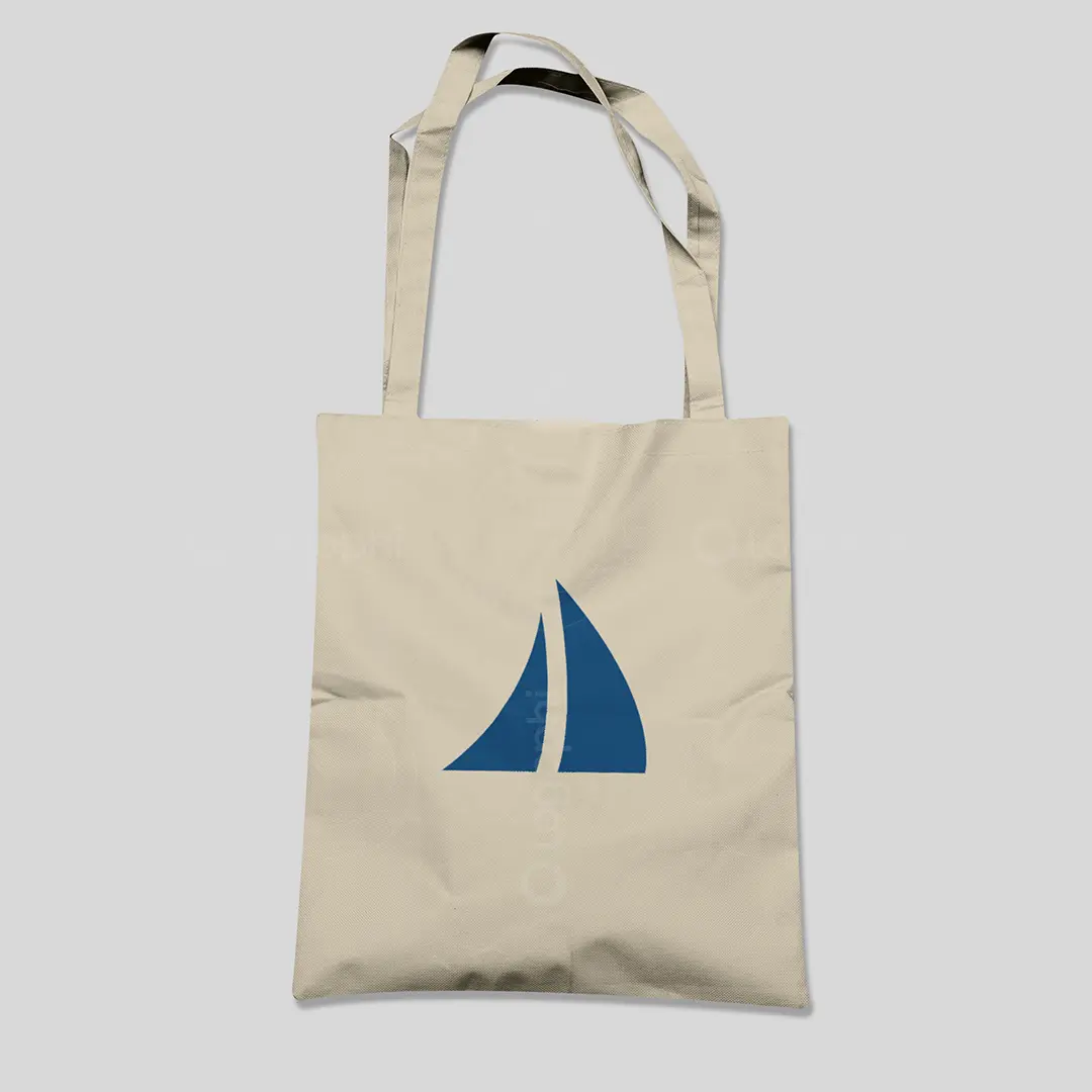 Nautical Wind Logo for sale Bag Mockup