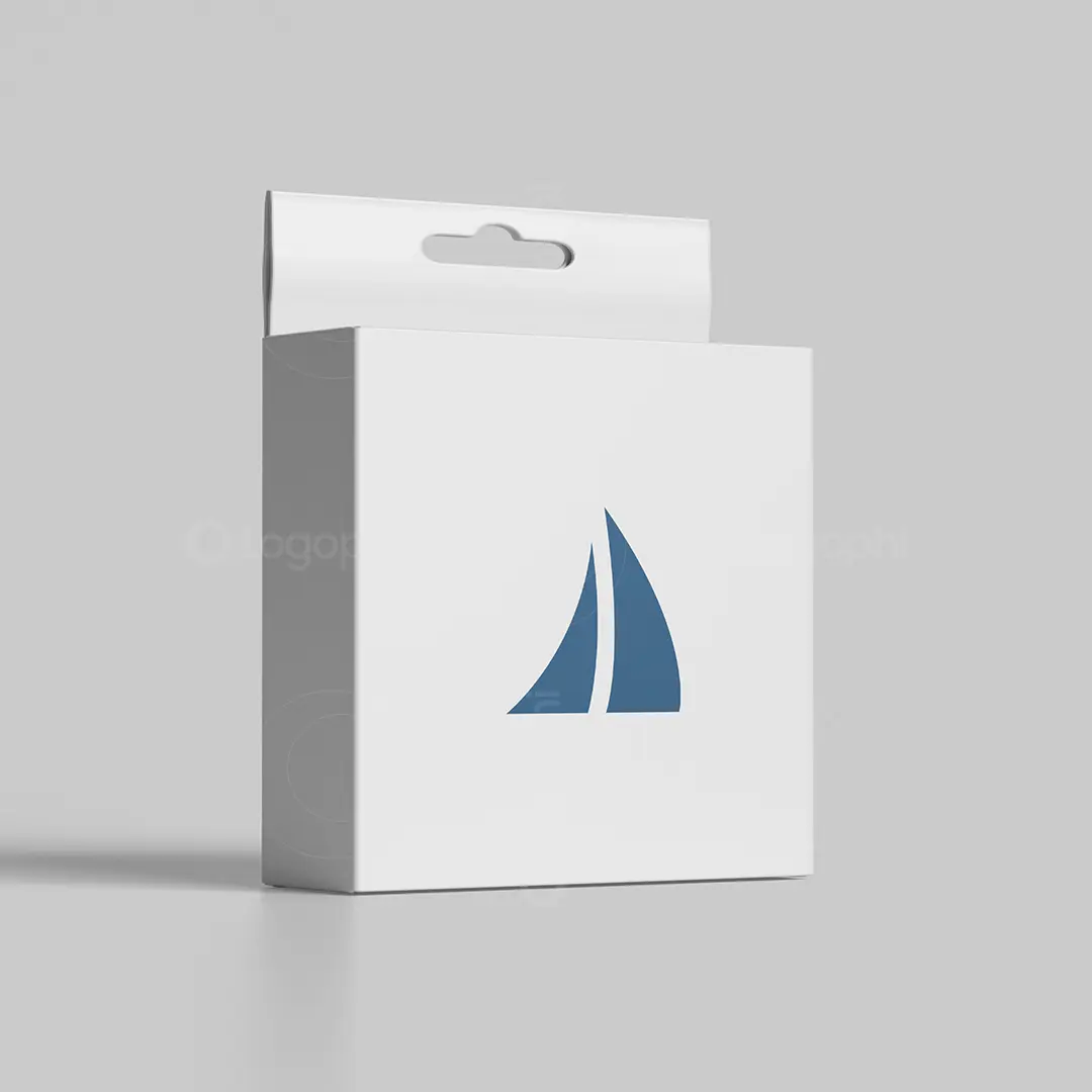 Nautical Wind Logo for sale Box Mockup