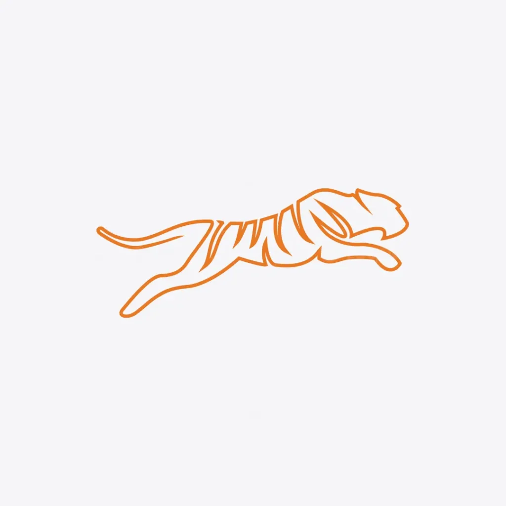 One Line Tiger Logo for sale