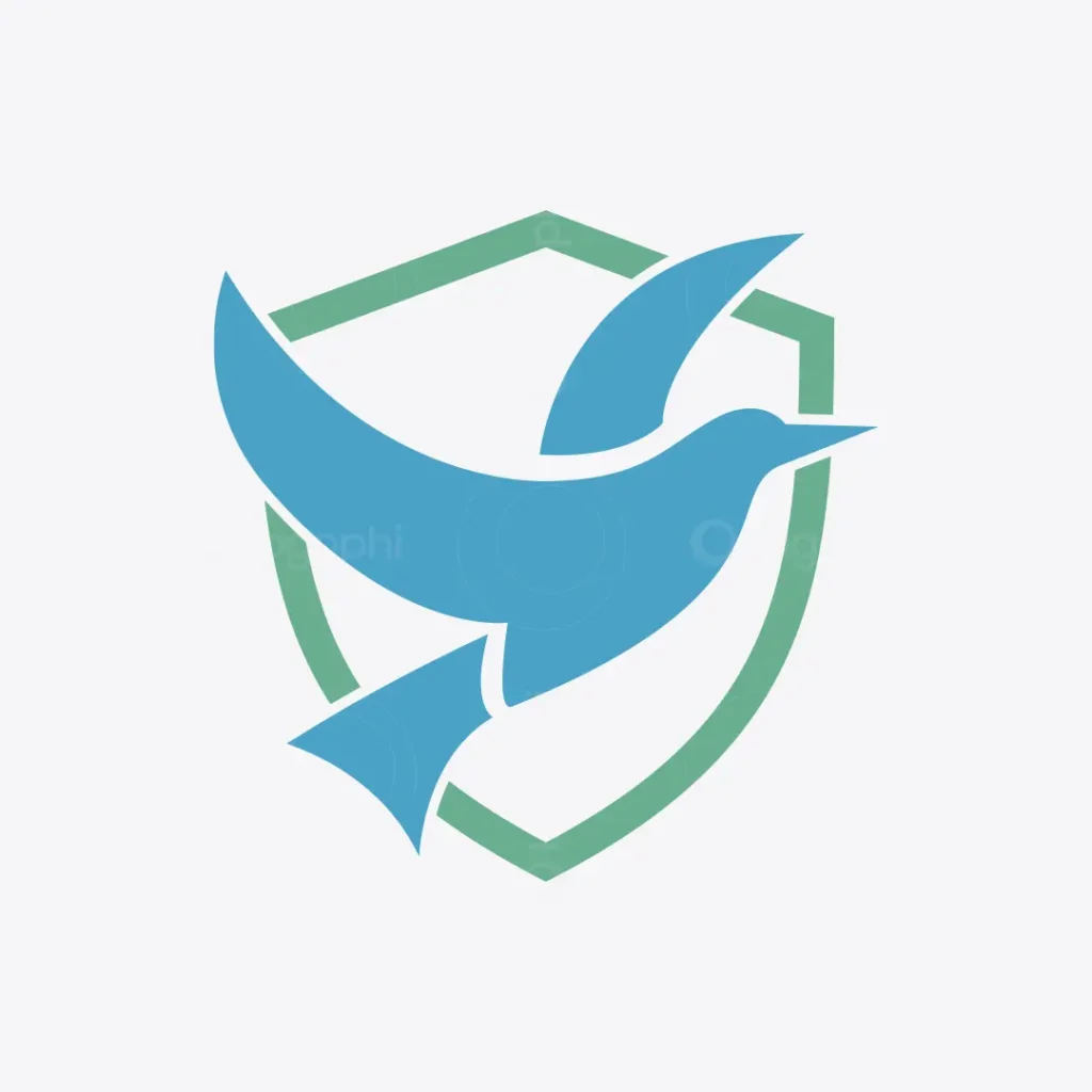 Peace Bird Shield Logo for sale