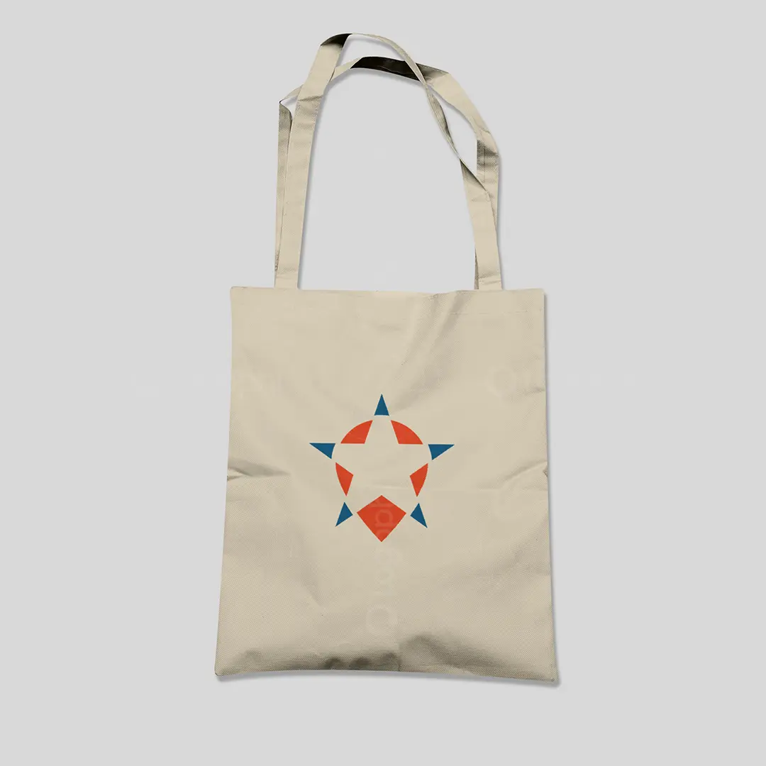 Pin Star Logo for sale Bag Mockup