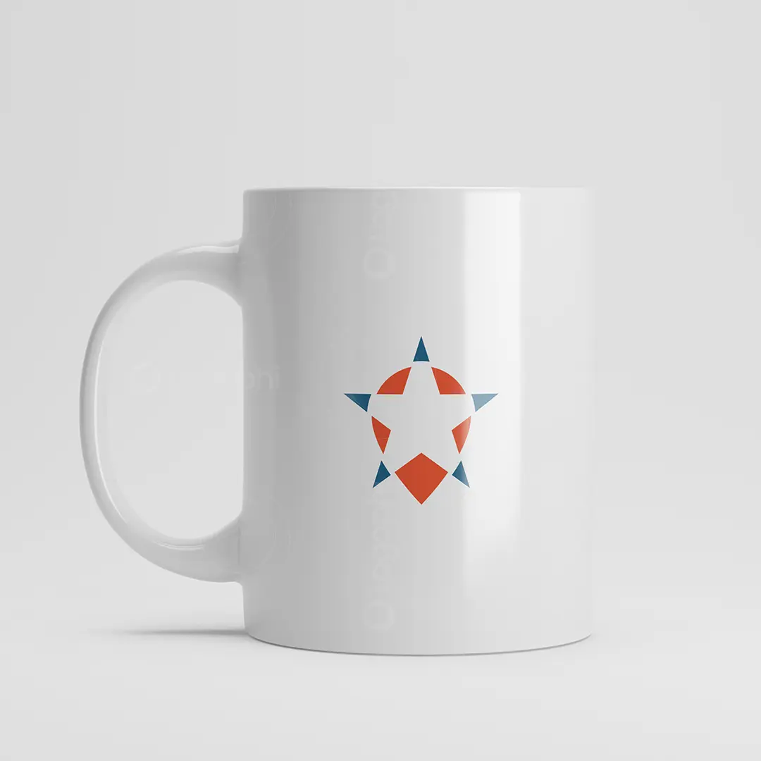 Pin Star Logo for sale Mug Mockup