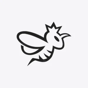 Royal Bee King Logo for sale