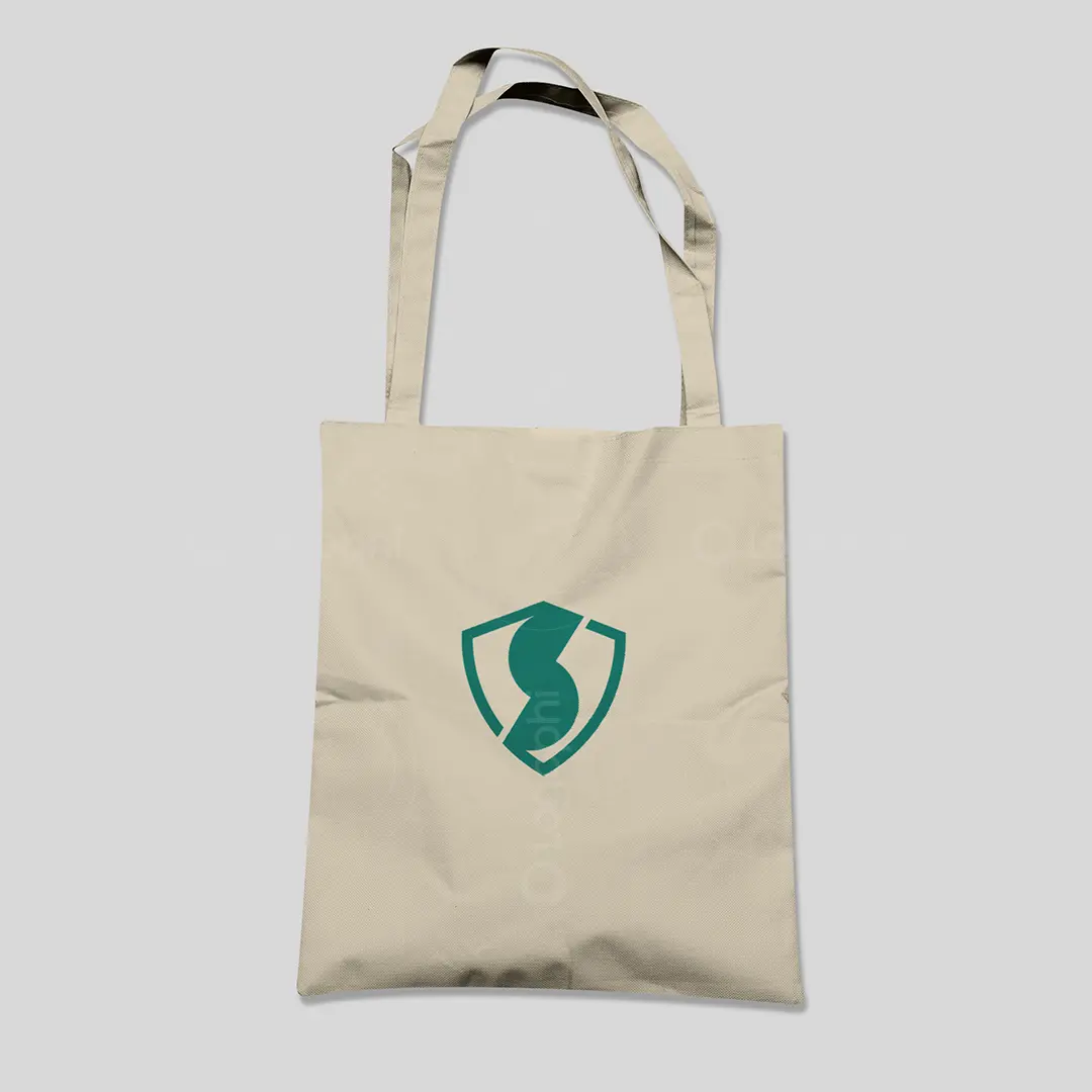 Secure S Shield Logo for sale Bag Mockup