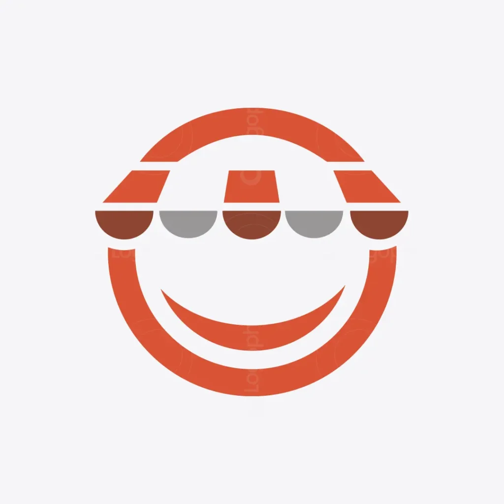Shop & Smile Logo Design for sale