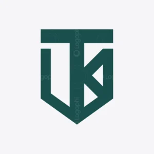 TK Monogram Shield Logo for sale