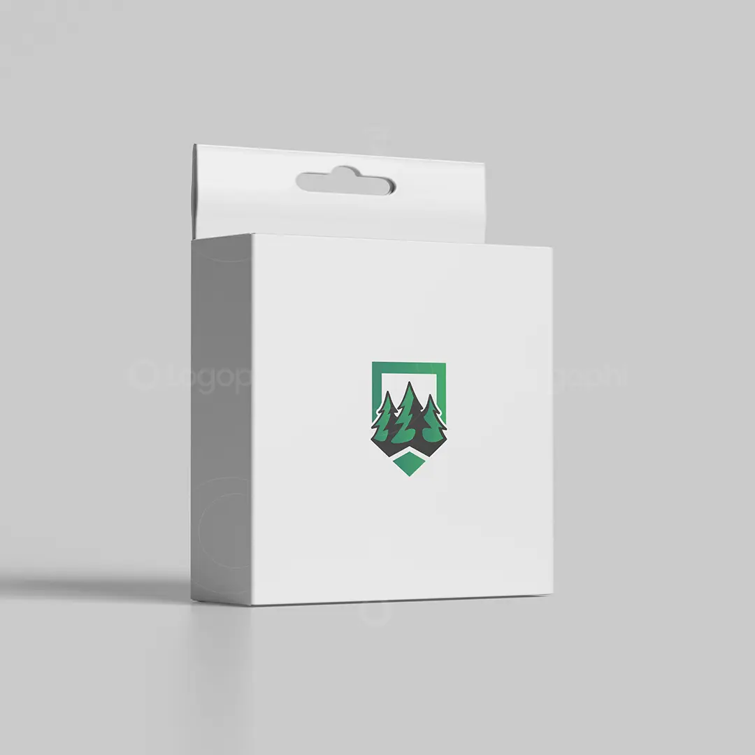 Tree Shield Logo for sale Box mockup
