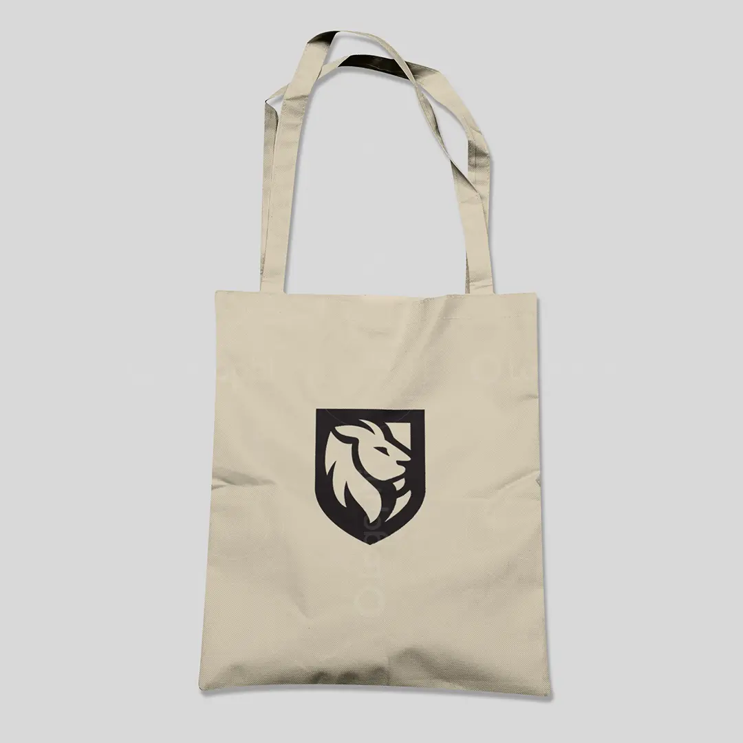Valor Lion Shield Logo for sale Bag Mockup