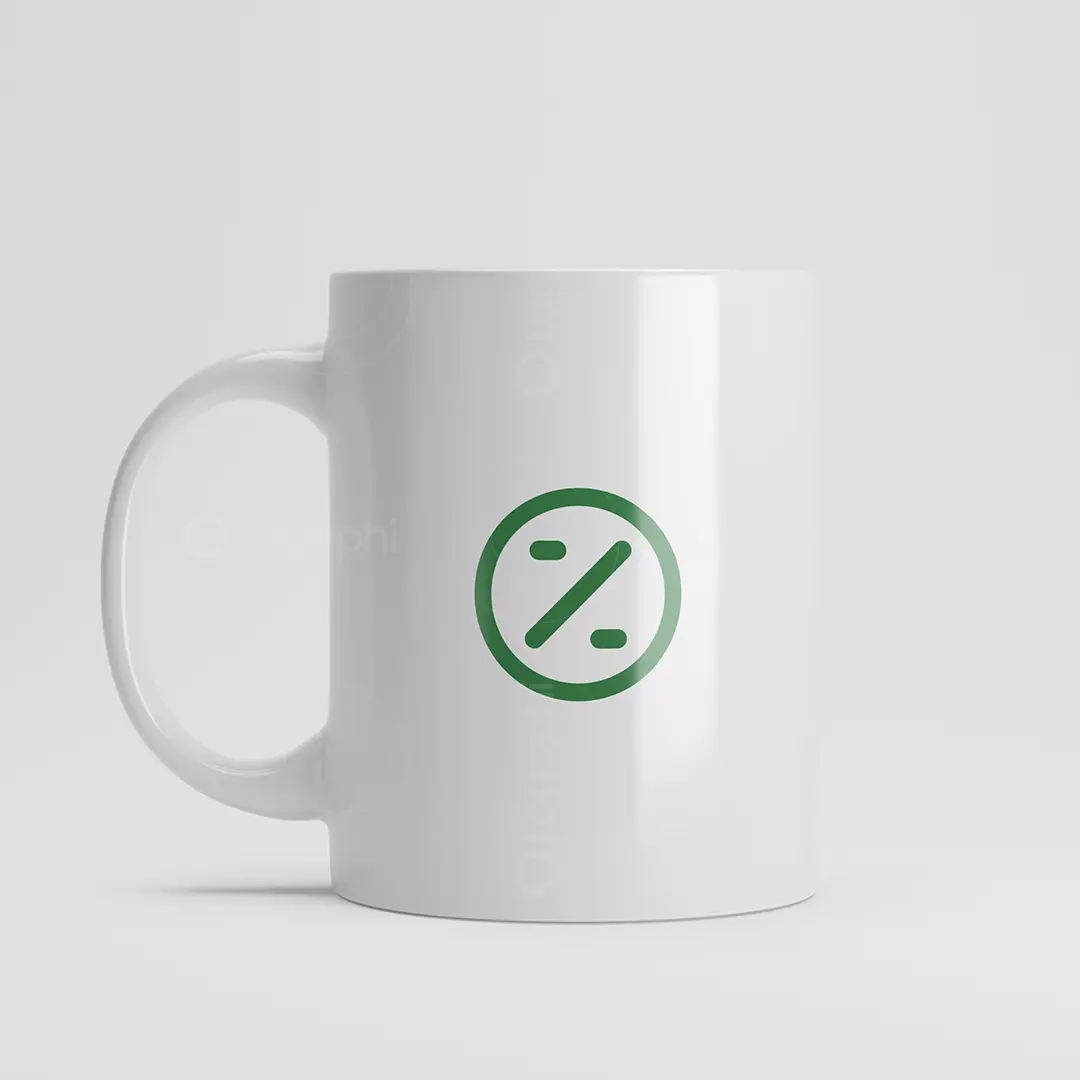 Z Percent Finance Logo for sale Mug Mockup