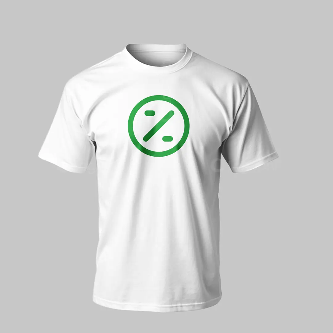 Z Percent Finance Logo for sale T-Shirt Mockup