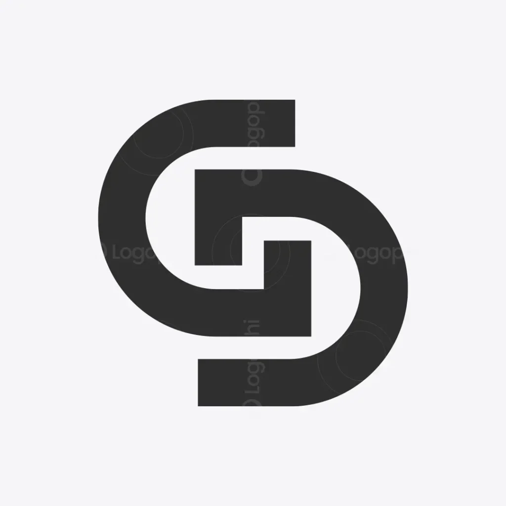 Linked GD Lettermark Logo for sale