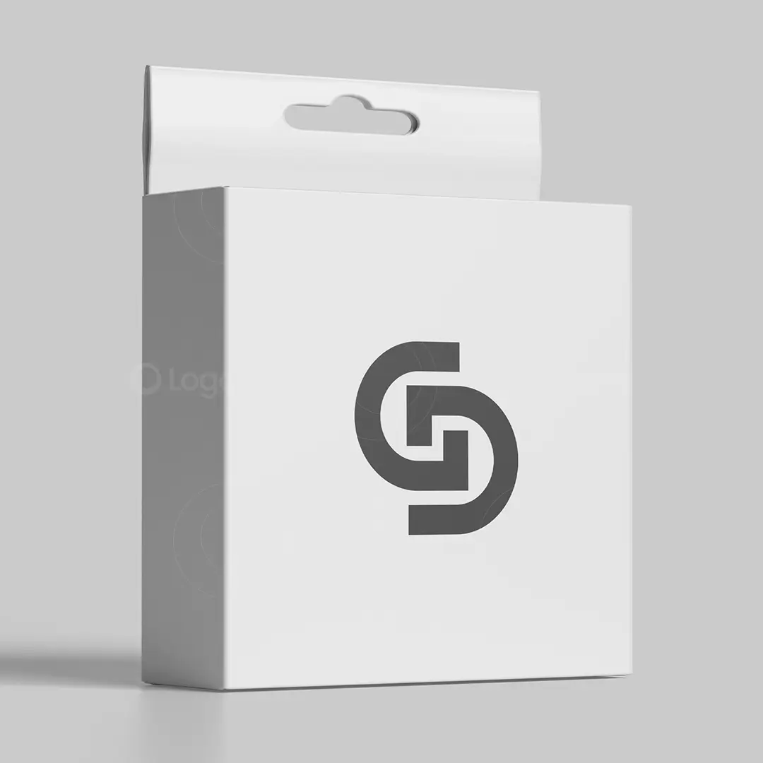 Linked GD Lettermark Logo for sale Box Mockup