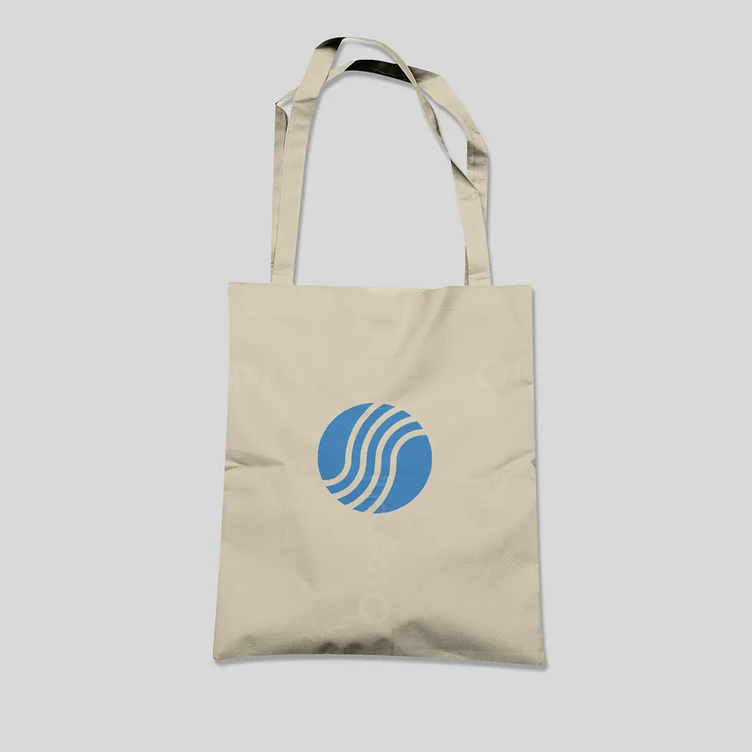 Minimalist Streamline S Logo for sale Bag Mockup