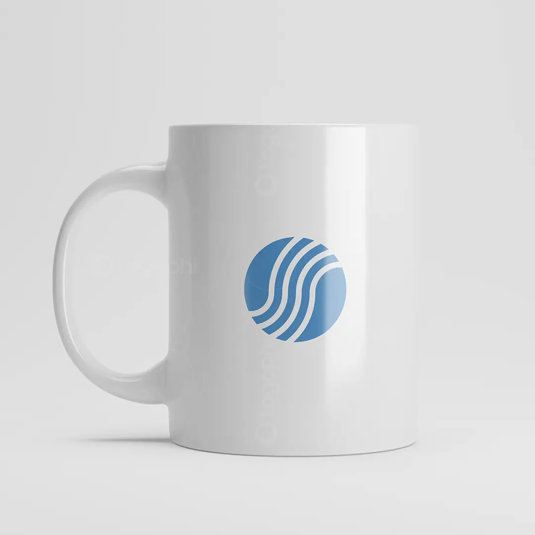 Minimalist Streamline S Logo for sale Mug Mockup