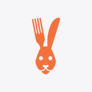 Rabbit Restaurant or Fast Food Logo for sale