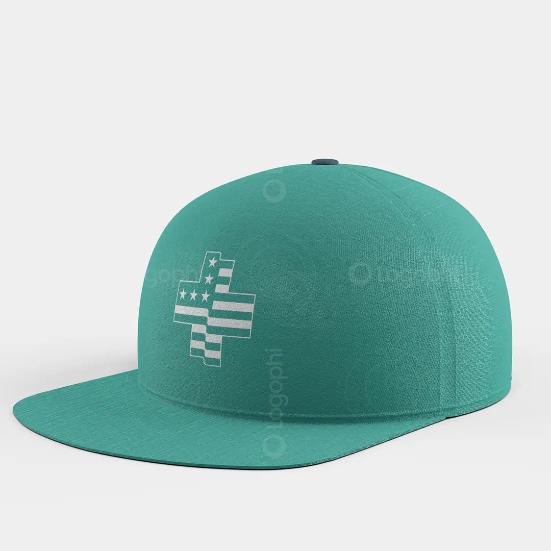 USA Flag Medical Cross Logo for sale Hat Mockup