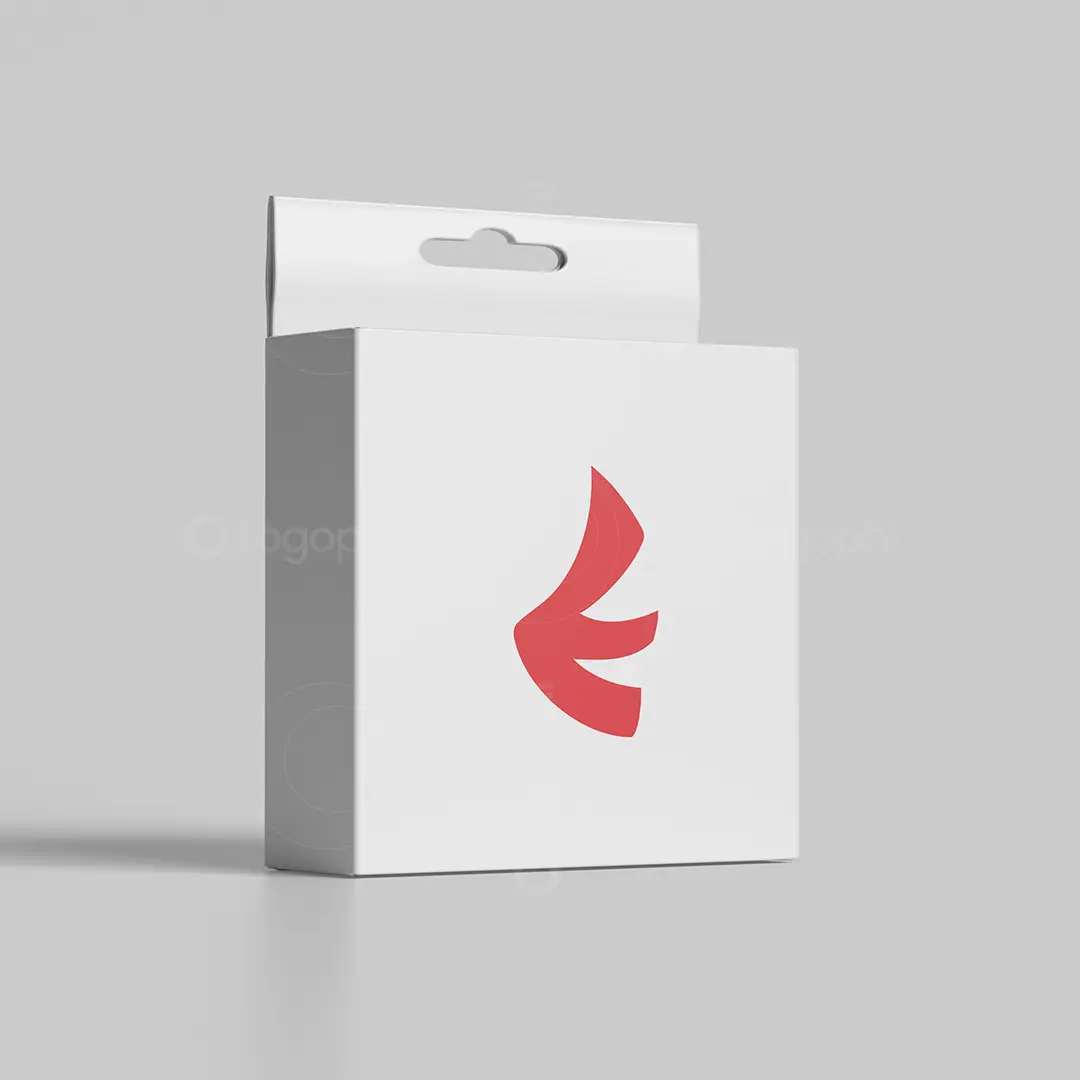 Fire E logo for sale Box Mockup