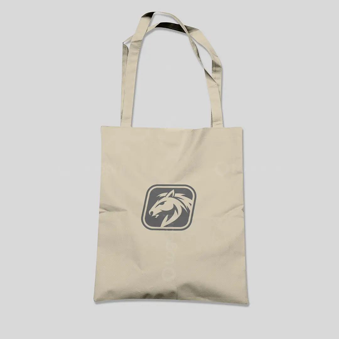 Horse Head Sports Logo for sale Bag Mockup