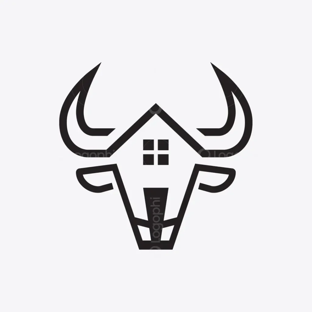 Black Bull house logo for sale
