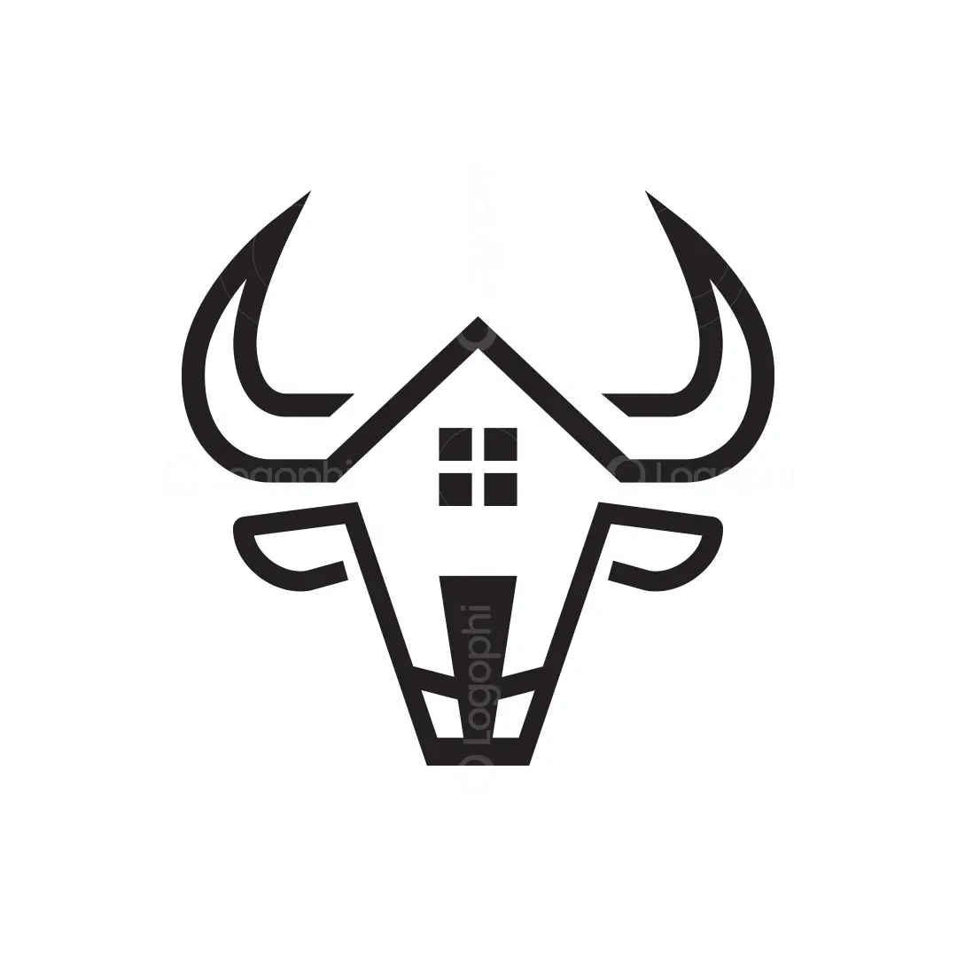 Bull house logo for sale