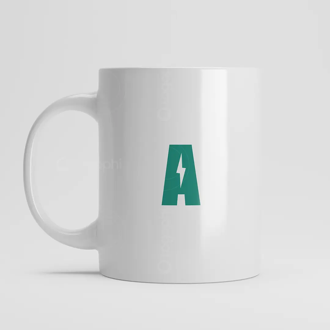 Energy A logo for sale Mug Mockup