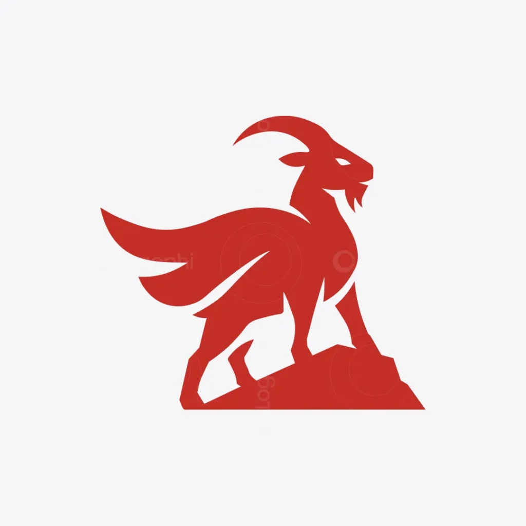 Goat Hero Logo for sale