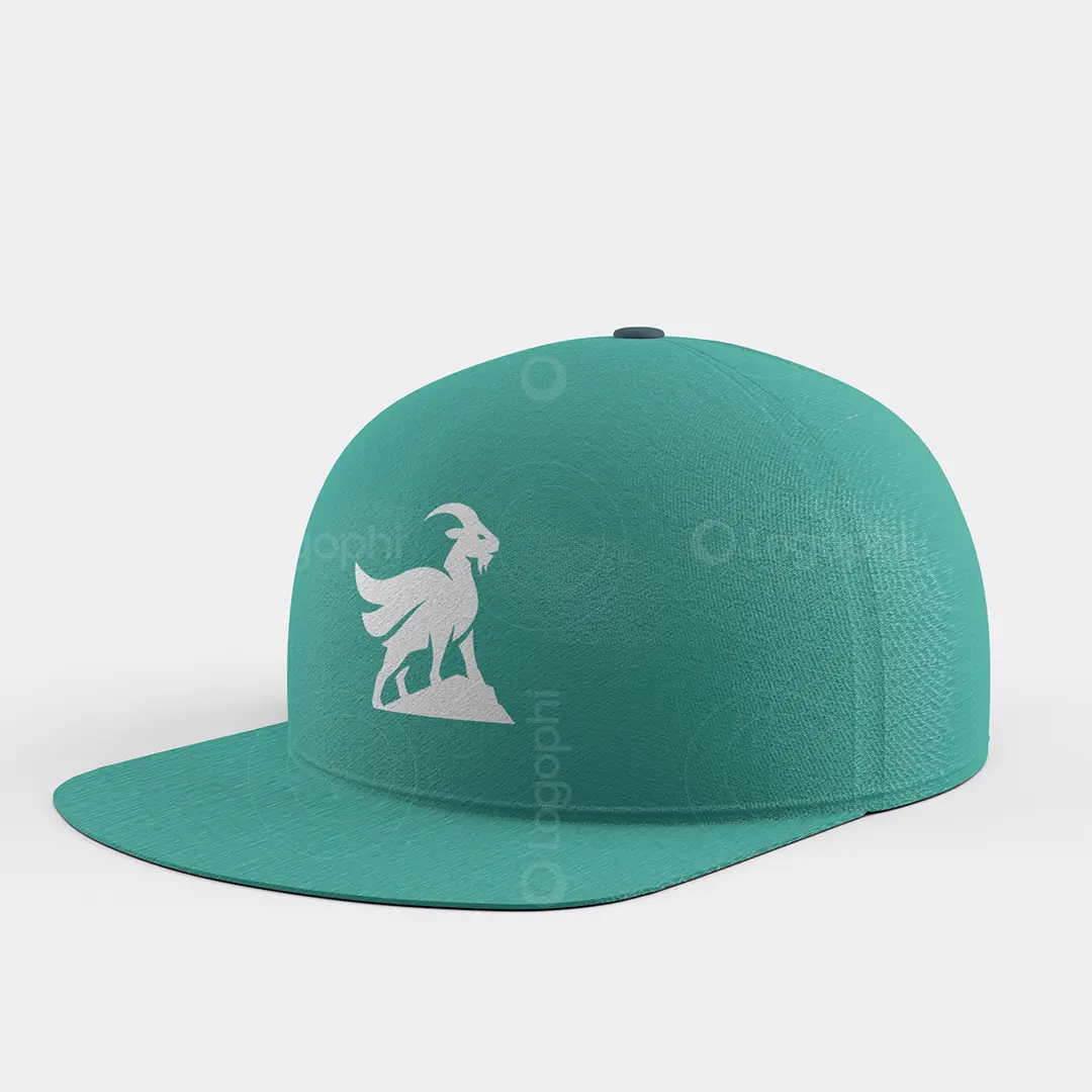 Goat Hero Logo for sale Hat Mockup