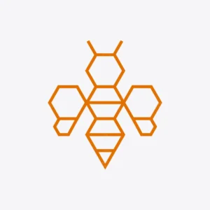 Honeycomb Bee Logo for sale