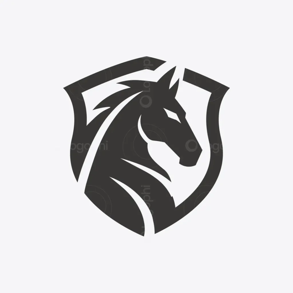 Horse Shield Logo for sale